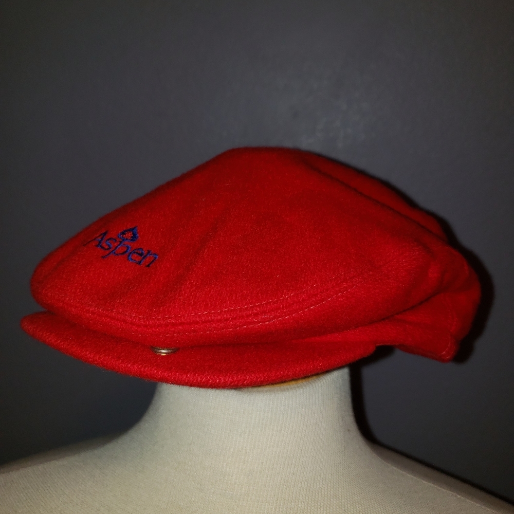 Vintage Aspen ivy snap cap, size Medium